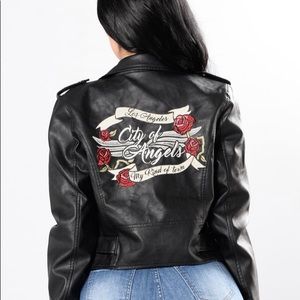City of Angels Faux Leather Jacket